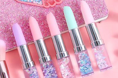 Black Banana 4pcs Set Lipstick Style Rollerball Pens Glitter Design 0 5mm Fine Tip Lightweight For School Office Writing A Perfect Gift For Girls p 51108263