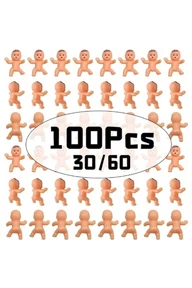 30 60 100pcs Mini Plastic Decoration My Broke Game Bath Game Gender Reveal Birthday Cake Party Favors DIY Craft p 50015573