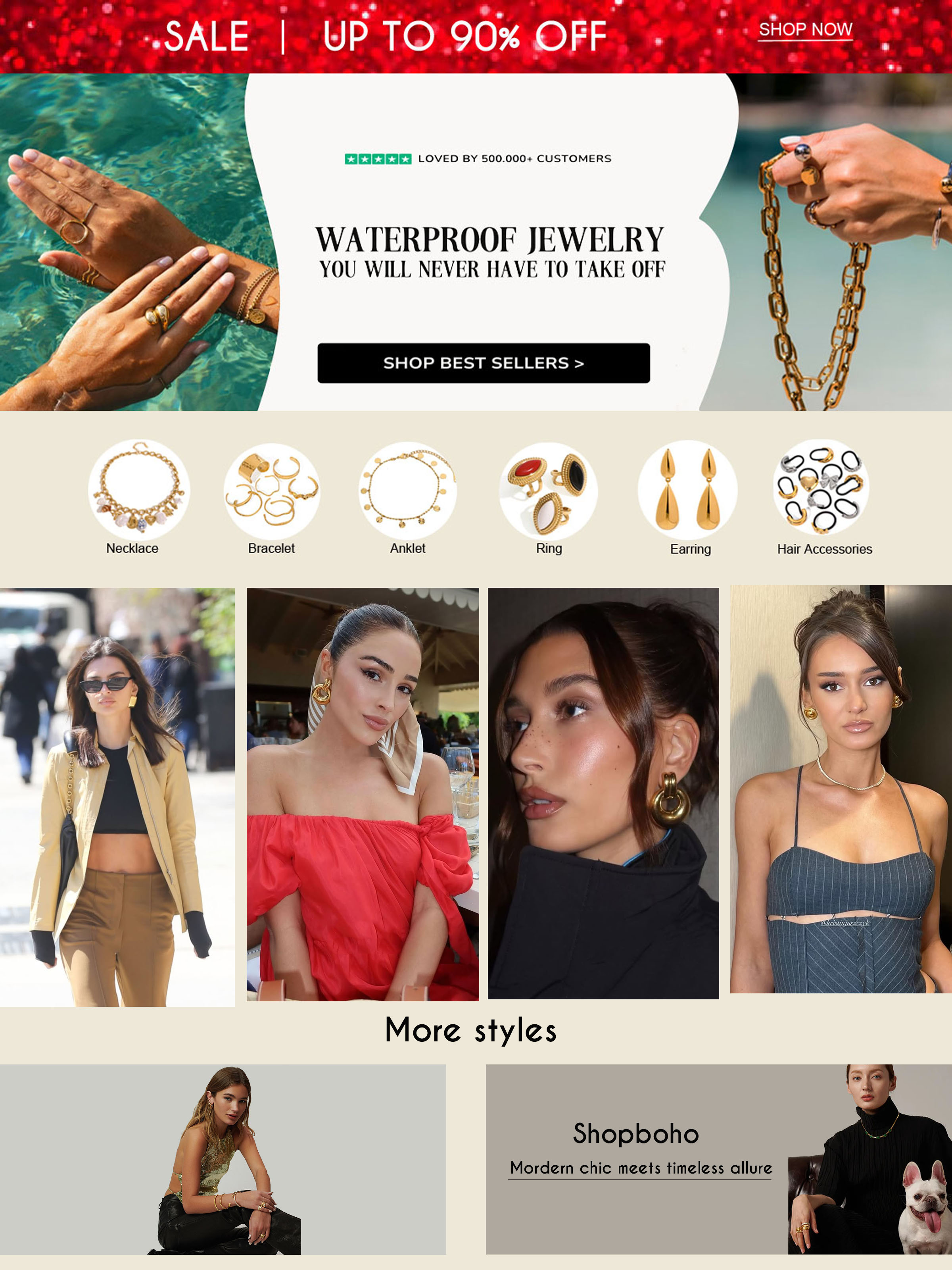 S SHOPBOHO 1Pair Waterproof Everyday Jewelry 18k Pvd Plated Stainless Steel Oval Shaped Spiral Texture Minimal Gold Stud Earrings p 38649466