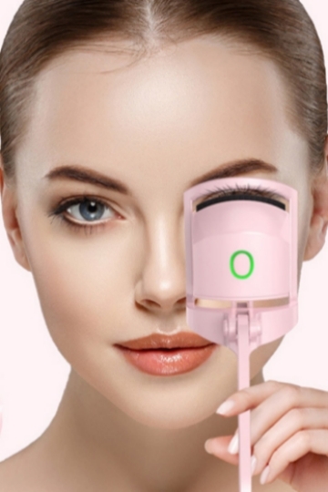 Heated Eyelash Curler Long Lasting Lash Styling Quick Heating Rechargeable Perfect For Delicate Eye Makeup p 46761952