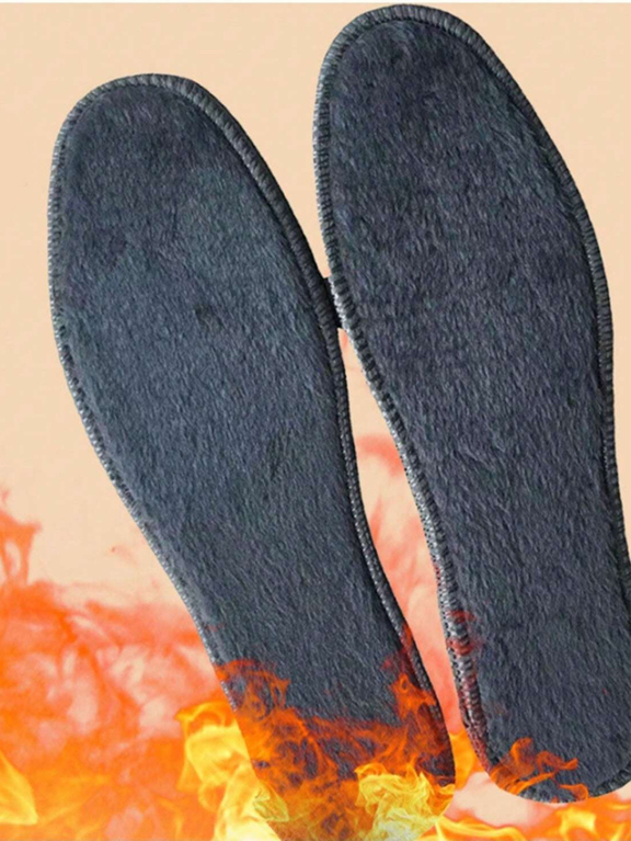 1 Pair Unisex Winter Thermal Lined Insoles Alpaca Wool Felt Sheepskin Insoles Natural Lining Insoles For Men Women Soft Wool Thick Insoles Thermal Inserts For Running Sports Boots Cold Weather Shoes Great Gift For Winter Sports Enthusiasts p 46863786