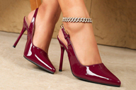 Women s Pointy Toe Cut Out Stiletto Pumps Sexy Lemon Decor Summer Slip On Sandals Party Date Suitable For Petite 4 Inch 10cm Size 33 42 p 47180019