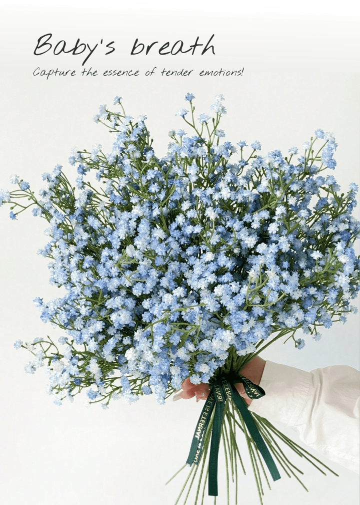1PC 3PCS 5PCS Light Blue Artificial Gypsophila Flower With Multiple Branches Fake Baby s Breath Bulk Bouquet Suitable For Home Decor Table Top Decoration Flower Vase Bouquet Diy Flower Arrangement Wedding Festival Party Decoration Room Decor Valentine Day Gift Garden Decor Outdoor Plant Gardening Fake Flowers p 28275221