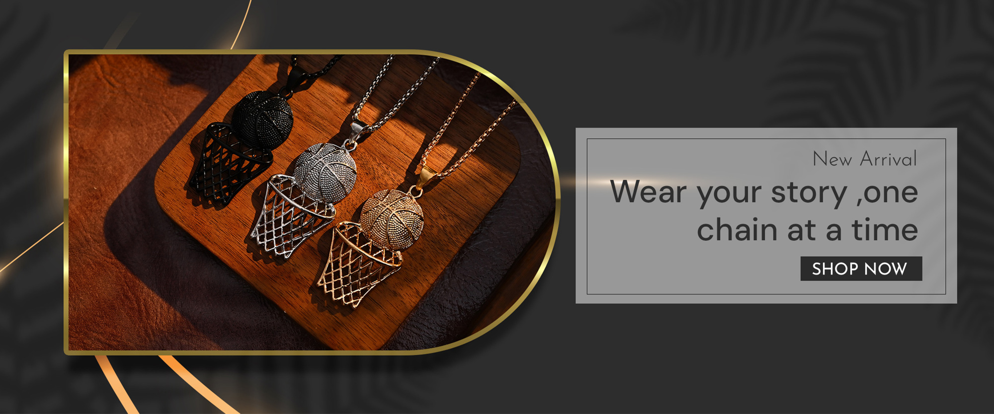1pc Men s Hip Hop Basketball Hoop Shaped Pendant Necklace p 29326572