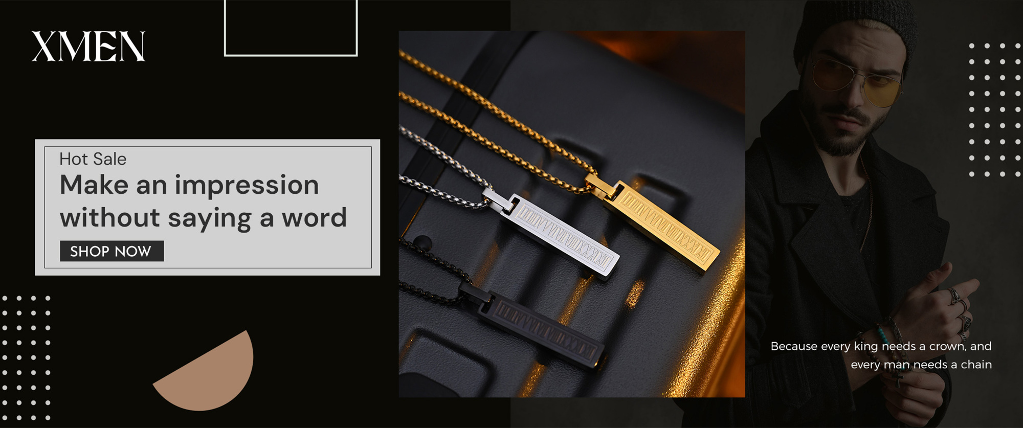 1pc Oblong Oxidized Stainless Steel Roman Numeral Pendant Necklace For Men Suitable For Daily Wear p 46389092