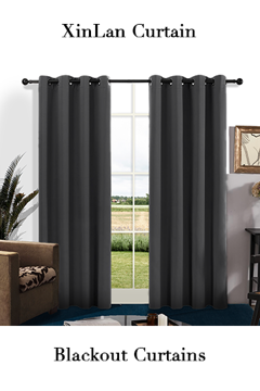 Dark Grey Blackout Curtains 2 Panels Set For Bedroom Thermal Insulated Long Curtains Room Darkening Grommet Grey Drapes For Living Room Bedroom Window p 57881976