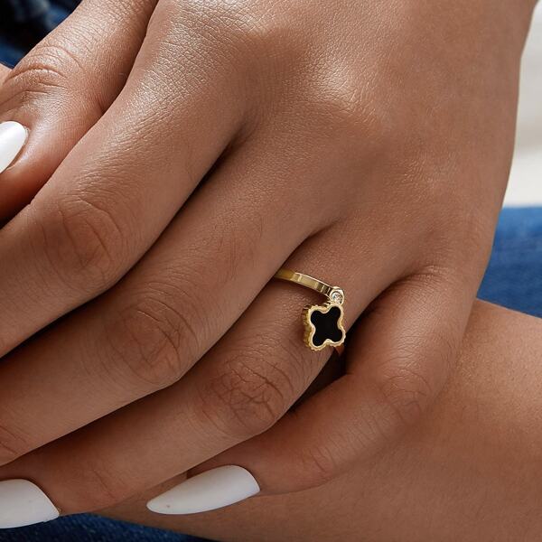 

Clover Decor Ring 1pc, Multicolor