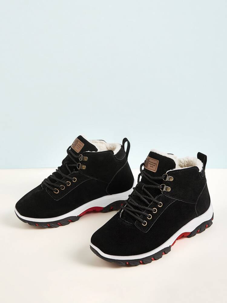 fur lined tennis shoes