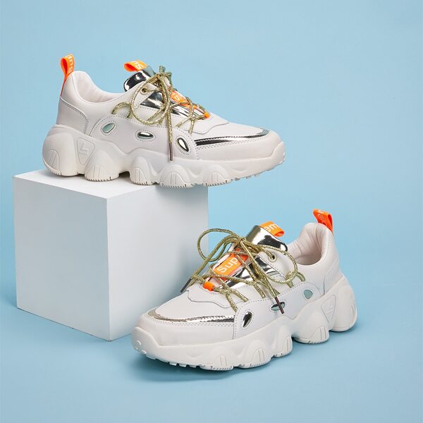 

Lace-up Front Chunky Sneakers