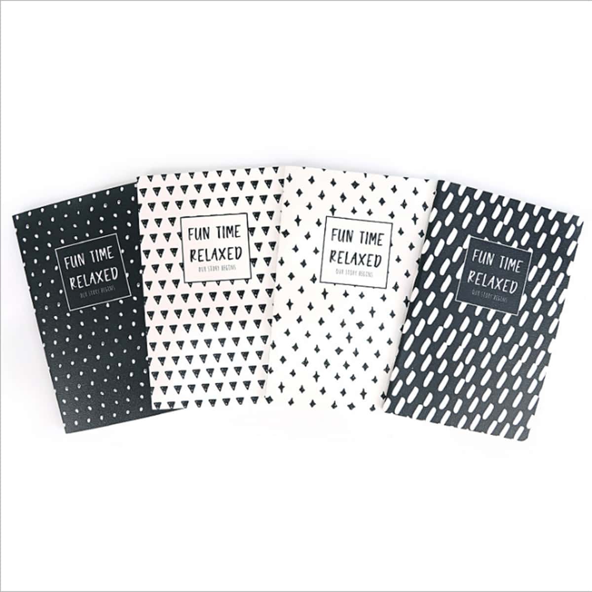 

1pc Simple Pattern Cover Notebook