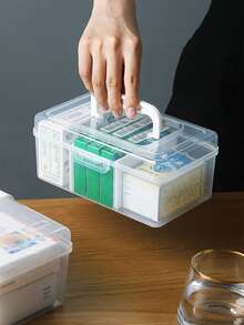 수납함 수납함 & 쓰레기통 - 클리어 - 보기 2