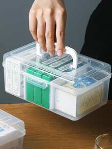 수납함 수납함 & 쓰레기통 - 클리어 - 보기 6