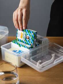 수납함 수납함 & 쓰레기통 - 클리어 - 보기 7