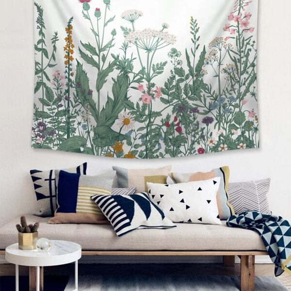 

Floral Print Tapestry