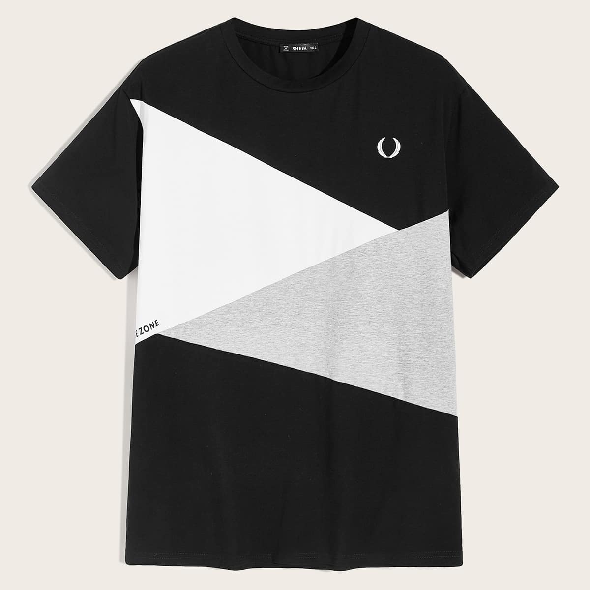 

Guys Colorblock Graphic Detail Top, Multicolor