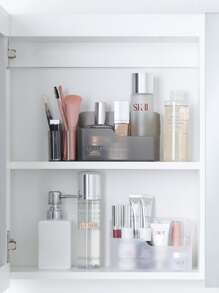 1 adet Saydam Kozmetik Saklama Kutusu - Çok renkli - Görünüm 3