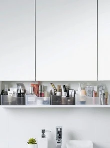 1 adet Saydam Kozmetik Saklama Kutusu - Çok renkli - Görünüm 4