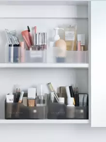 1 adet Saydam Kozmetik Saklama Kutusu - Çok renkli - Görünüm 1