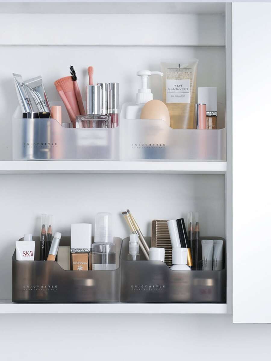 1 adet Saydam Kozmetik Saklama Kutusu - Çok renkli - Görünüm 1