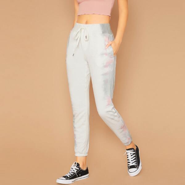

Tie Dye Jogger Pants With Pockets
