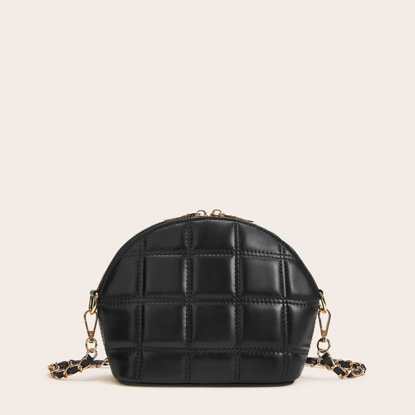

Quilted Chain Crossbody Bag