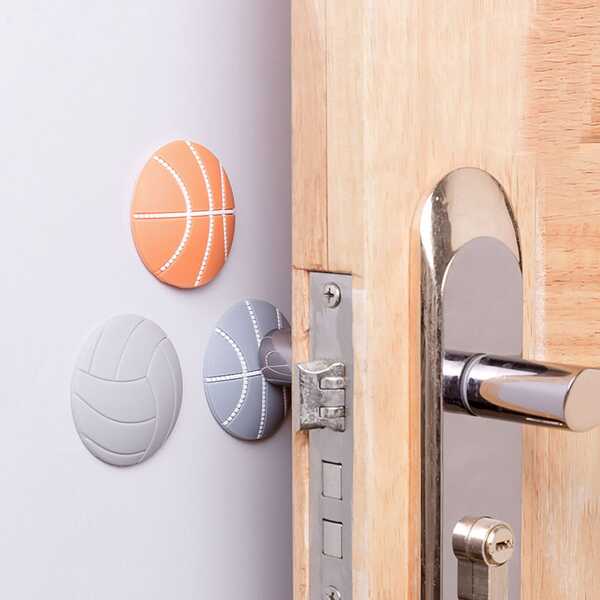

4pcs Basketball Design Anti-collision Pad