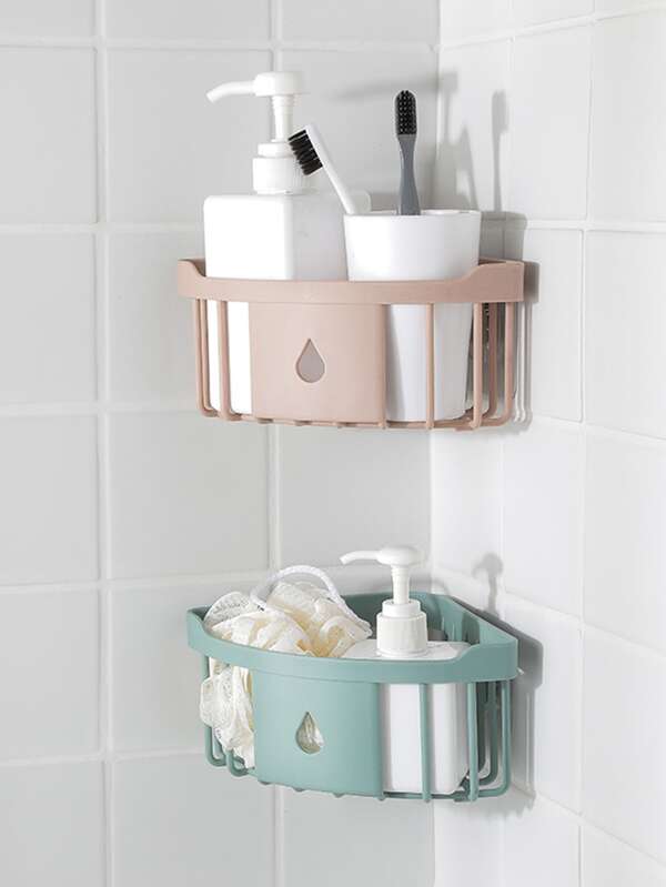 1pc Wall Hanging Triangle Corner Storage Basket Shein Usa 1pc Wall Hanging Triangle Corner