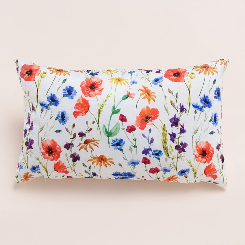 

Floral Overlay Print Pillowcase, Multicolor