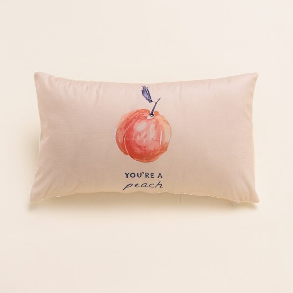 

Simple Peach Print Pillowcase, Pink