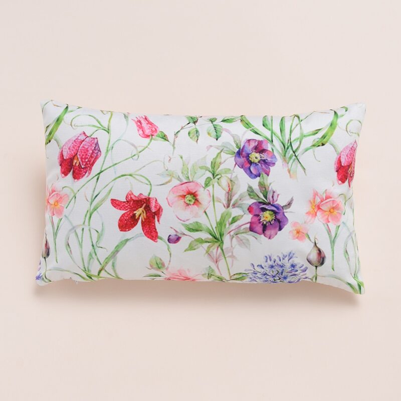 

Floral Overlay Print Pillowcase, Multicolor