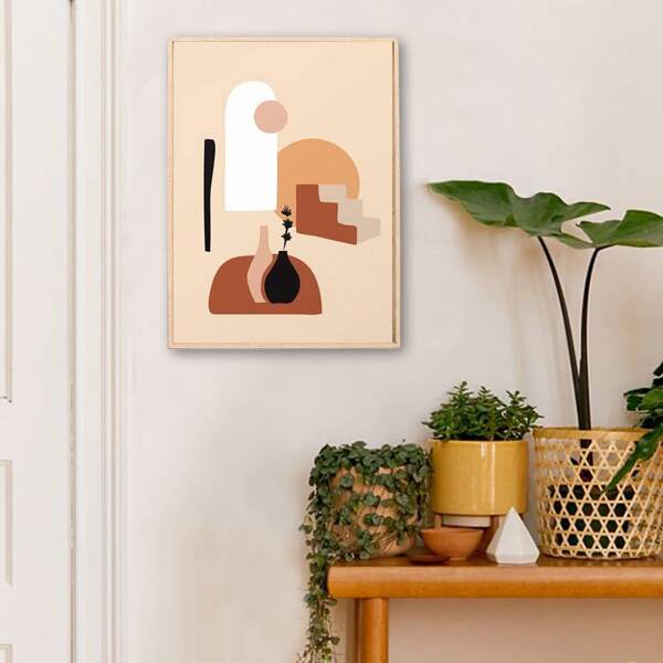 

Abstract Vase Wall Art Print Without Frame