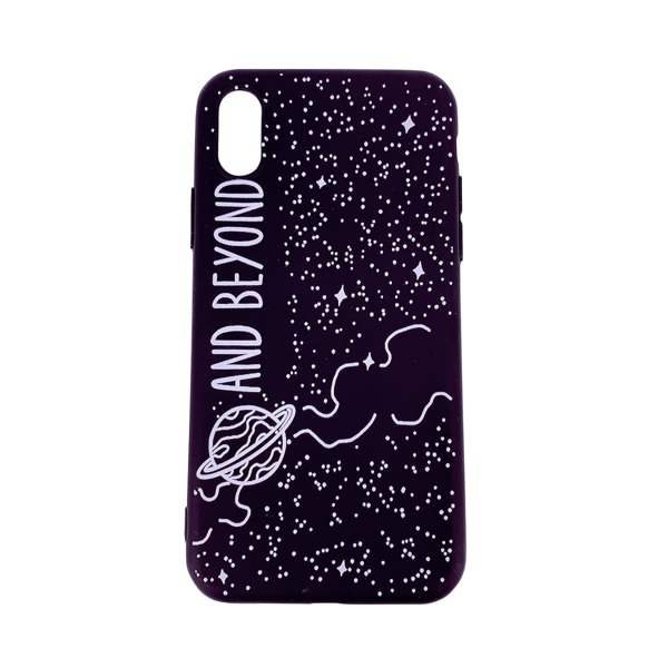 

Planet Pattern iPhone Case, Black