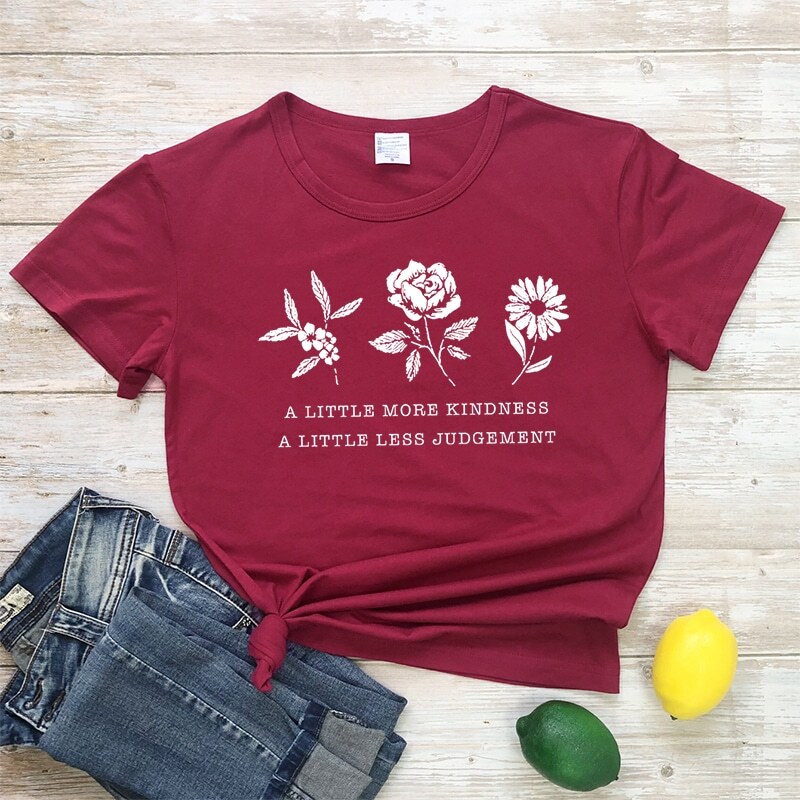 

Slogan Graphic Tee, Burgundy