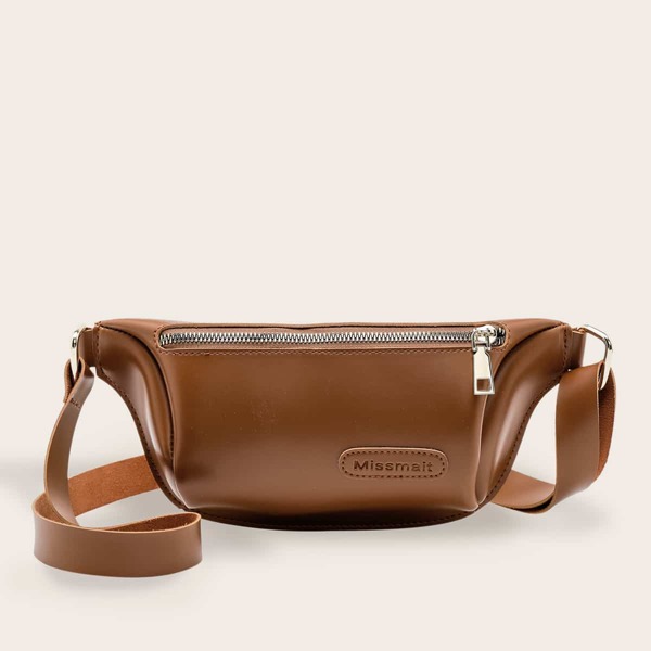 

Zip Front Fanny Pack, Brown