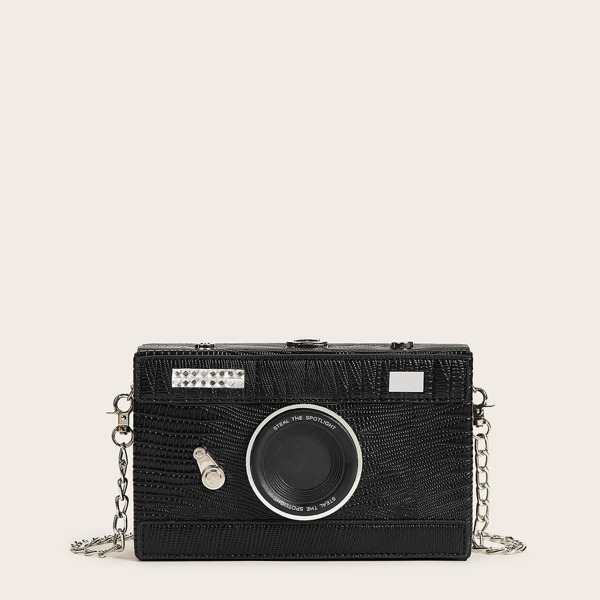 

Camera Design Lizard Chain Bag