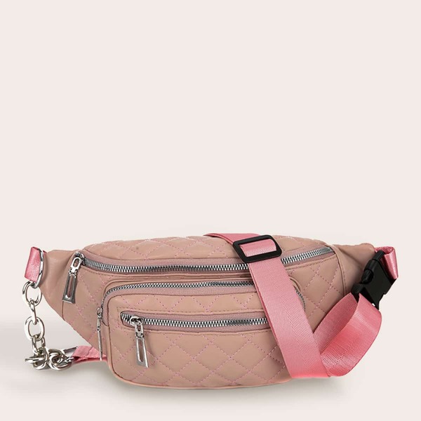 

Pocket Front Quilted Fanny Pack