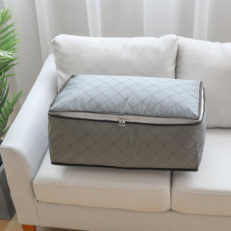 

Zipper Clothes Storage Bag, Grey