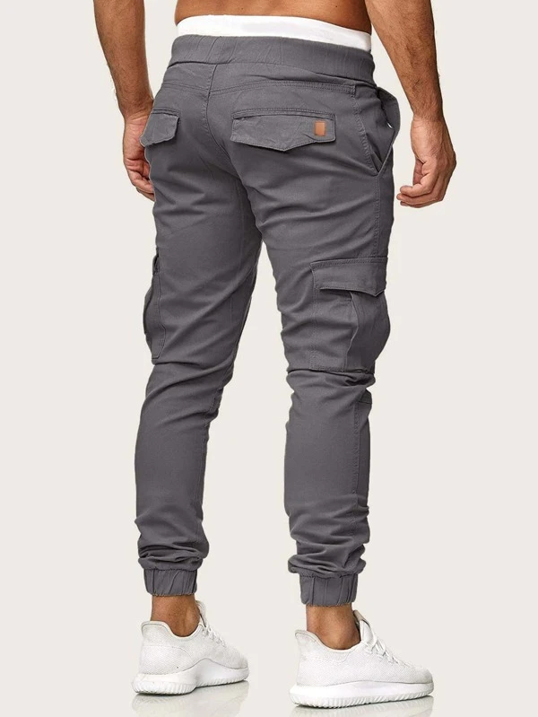 Aeslech Pantalon Cargo pour gar/çon 8 Poches Pantalon de randonn/ée d/écontract/é