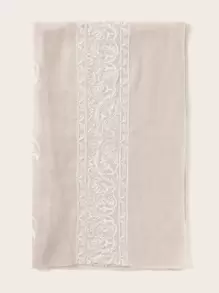 Khăn họa tiết Paisley - Màu be - Xem 2