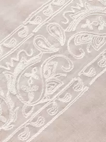 Khăn họa tiết Paisley - Màu be - Xem 3