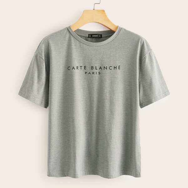 

Slogan Graphic Tee
