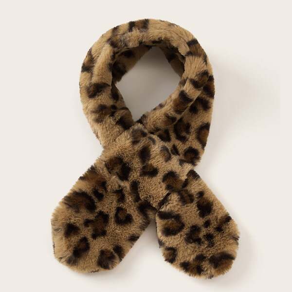

Toddler Girls Leopard Pattern Scarf
