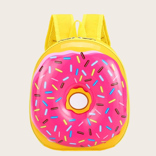

Girls Donut Design Backpack, Multicolor