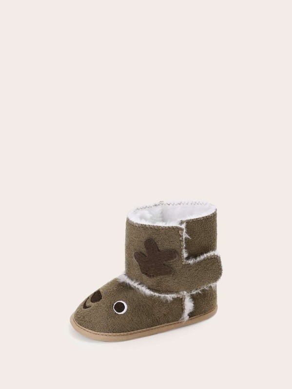 

Baby Boys Deer Short Boots, Brown