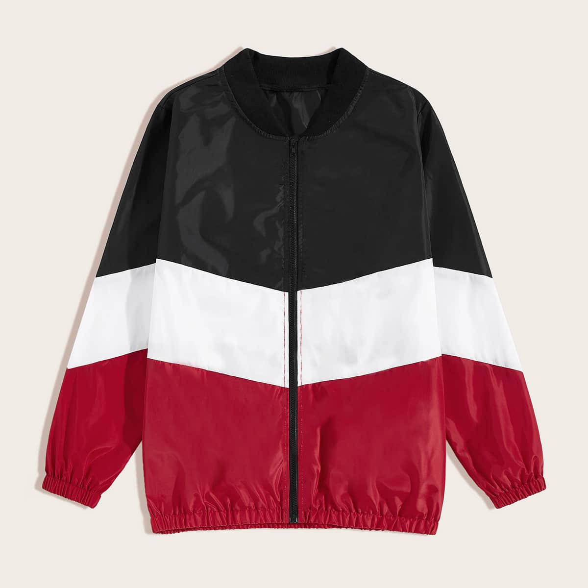 

Guys Cut And Sew Windbreaker Jacket, Multicolor