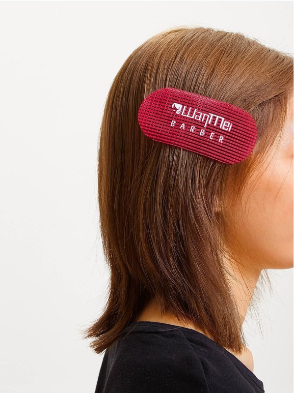 

2pcs Letter Graphic Bangs Paste