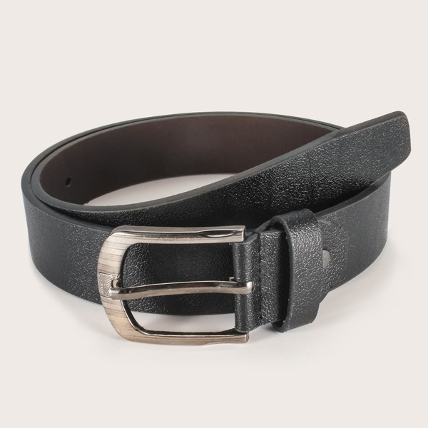 

Men Pin Buckle Belt, Black