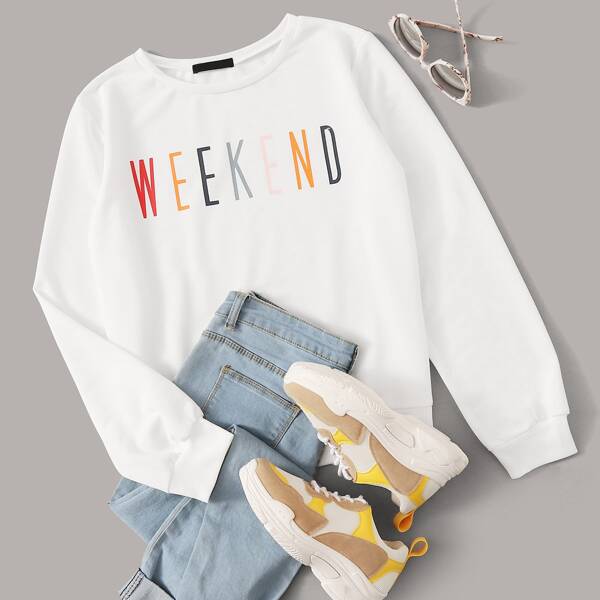 

Letter Graphic Sweatshirt