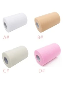 Plain Wedding Decorative Gauze 22M - Multicolor - View 4
