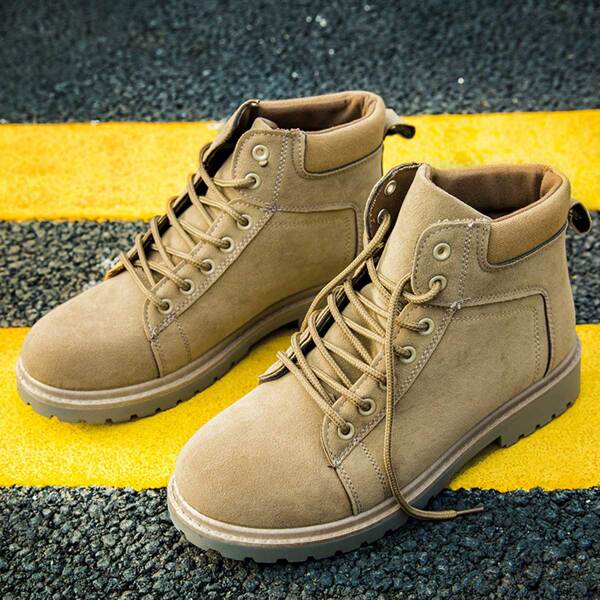 

Men Lace-up Front Work Boots